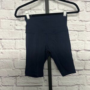 Navy Blue Lululemon Biker Shorts